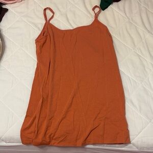 Time and Tru Women's Orange Tank Top